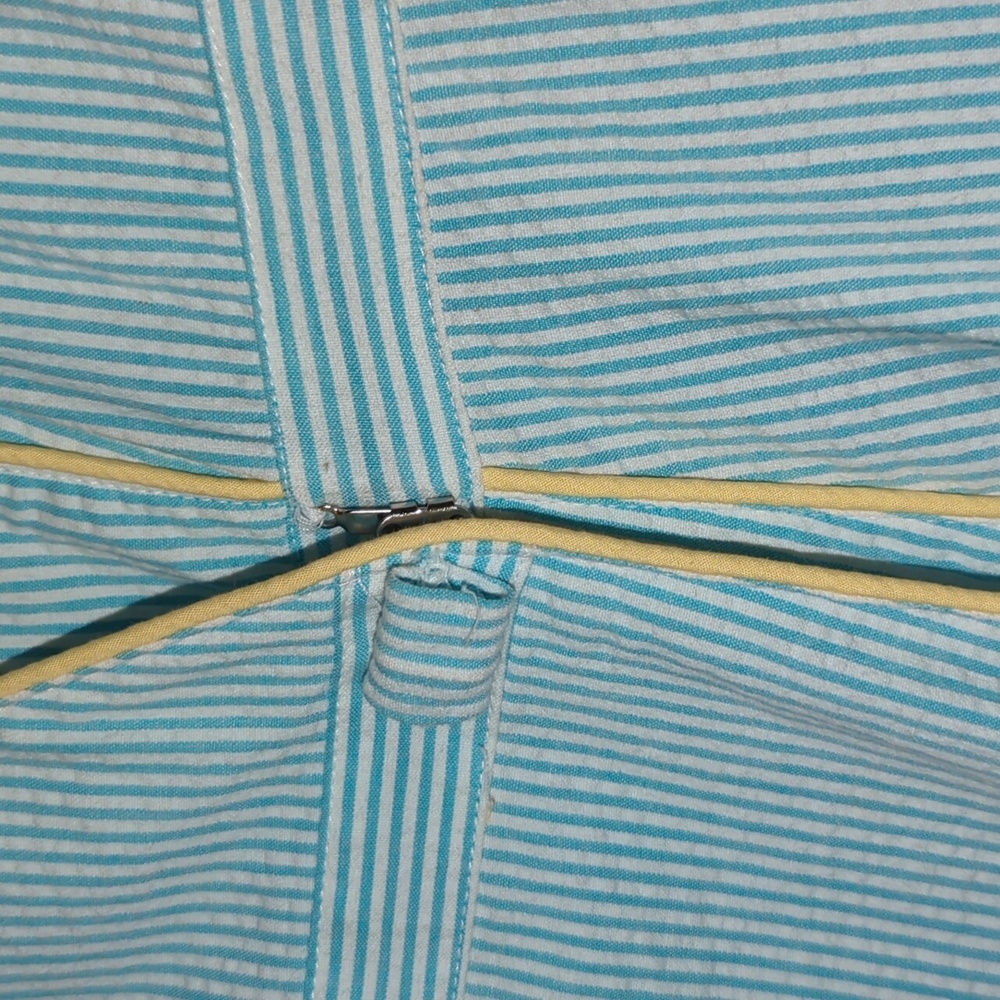EUC Poppagallo Blue and White Stripe Dress - Picture 4 of 7